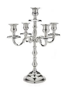 Silver Candelabra 5-light 14 high