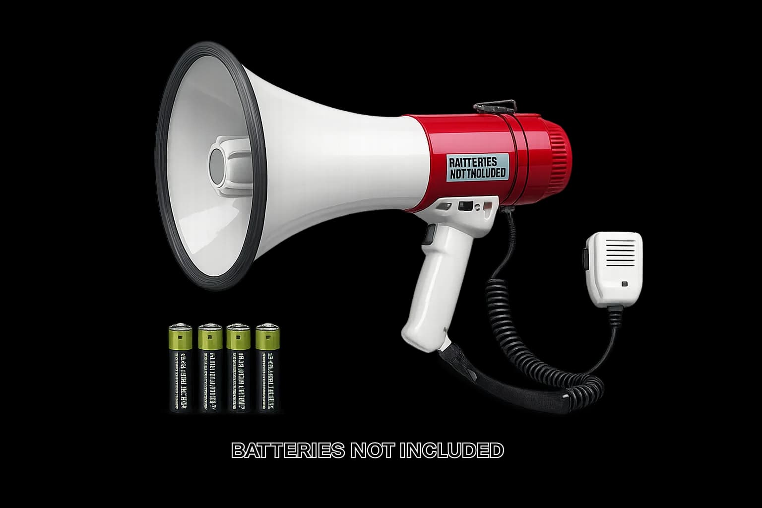 Bull Horn (Batteries Not Included)