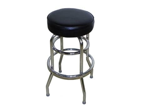 Bar stool black padded