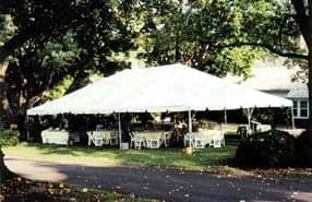 30’ x 45’ Frame Tent (Seats 120)