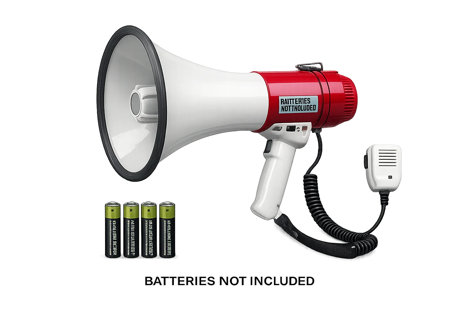 Bull Horn (Batteries Not Included)