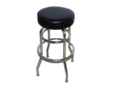 Bar stool black padded